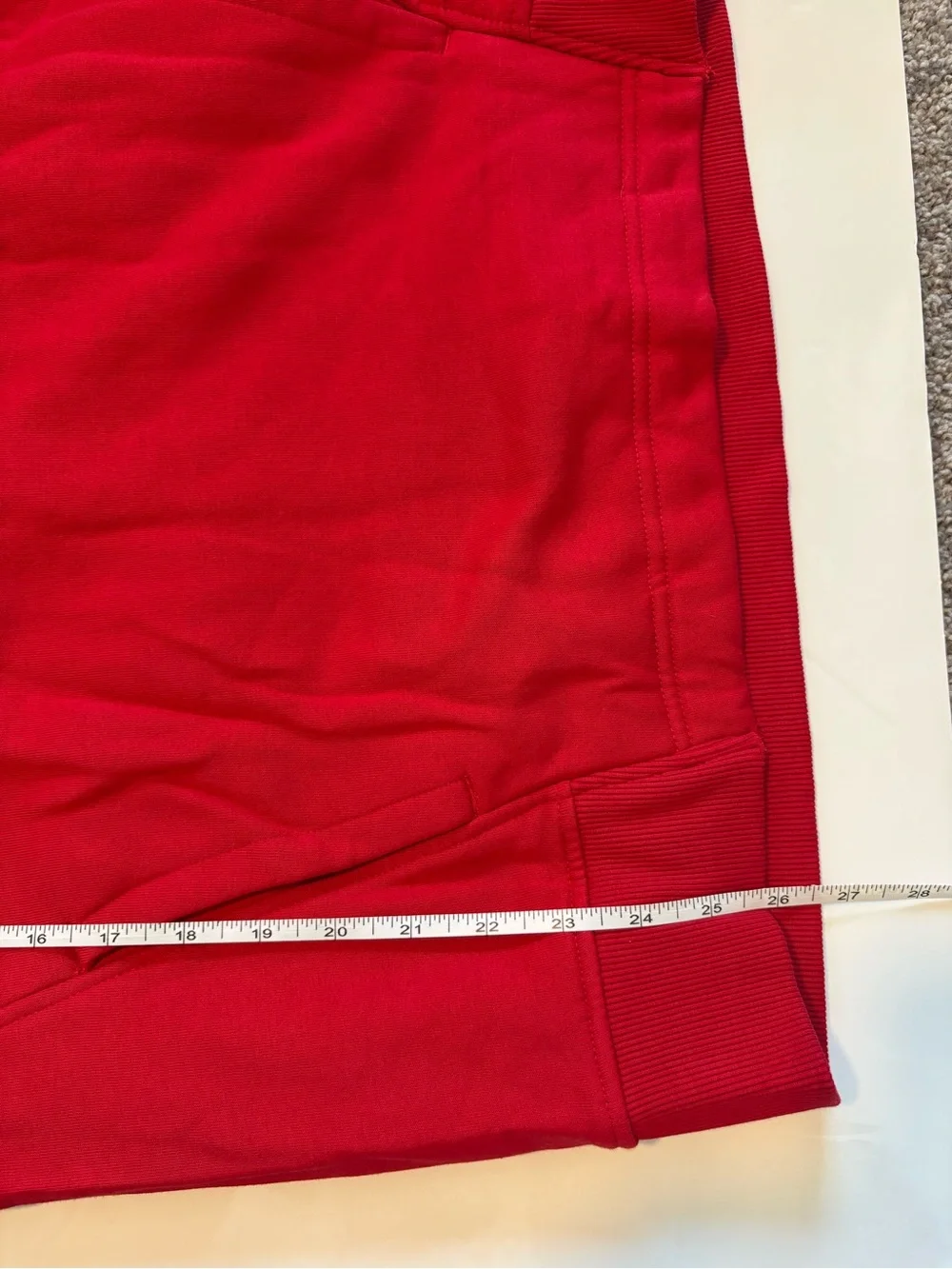 Levelwear Red Premium Fleece Hoodie NWT Size Medium - Picture 7 of 7